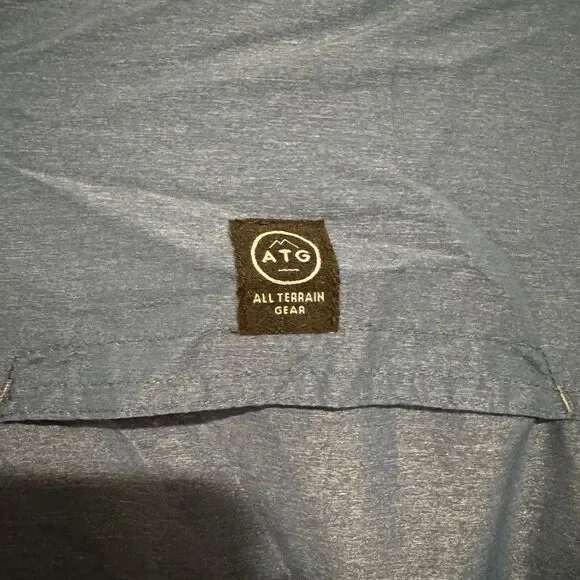 Wrangler All Terrain Gear Long Sleeve Outdoor Fishing Shirt Blue Size 3XL - Picture 7 of 8